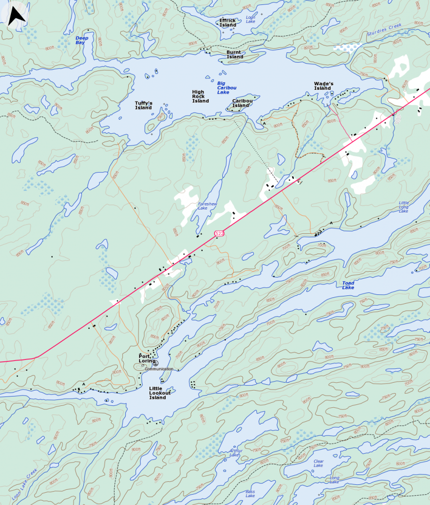 Fishing Maps Starting At Port Loring Ontario | THE WALTERS POST